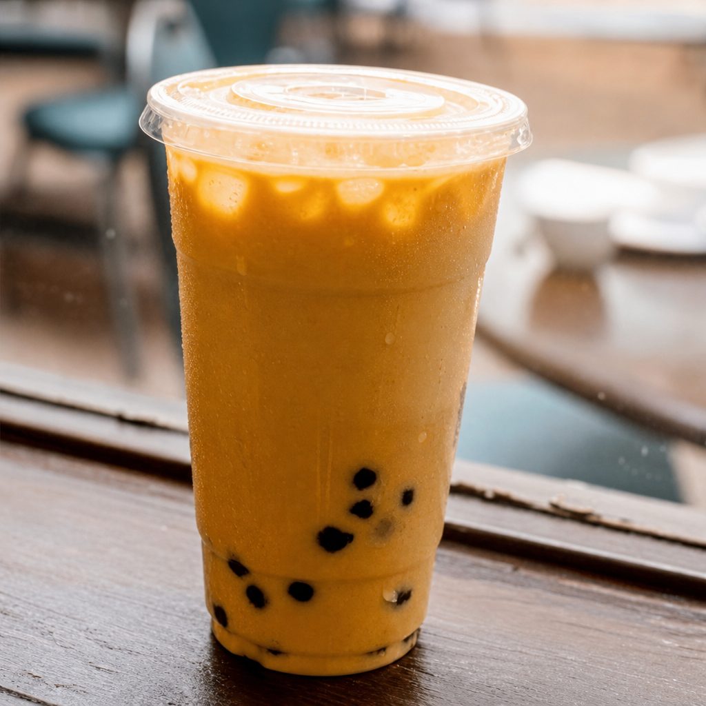 Mango Milk Tea.