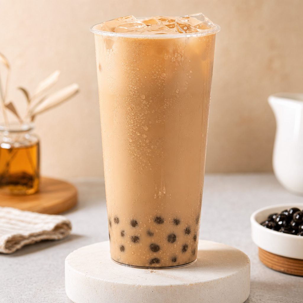 Jasmine Milk Tea.