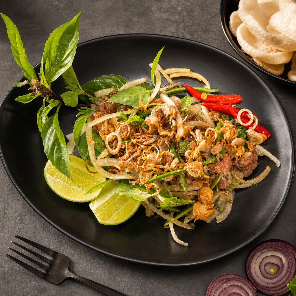Gỏi Bò Tái Chanh.