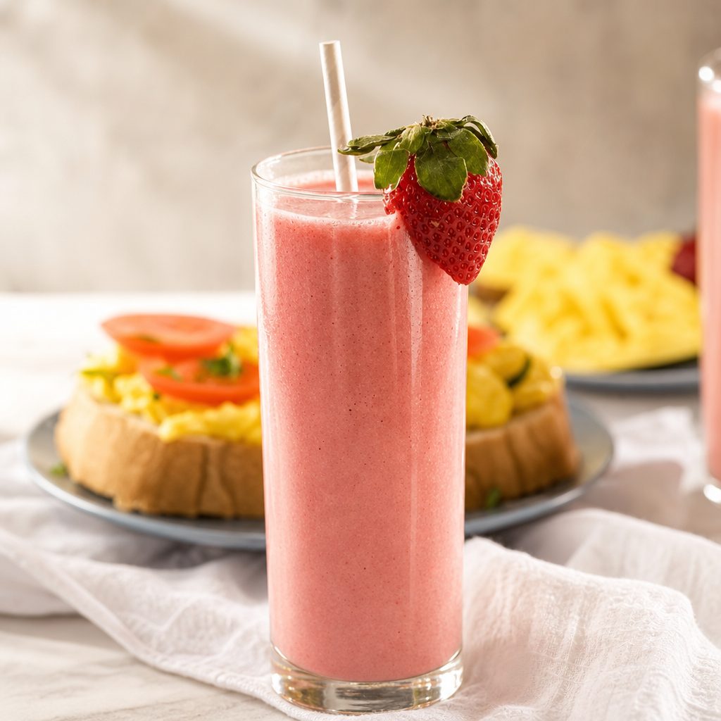 Strawberry Smoothie.