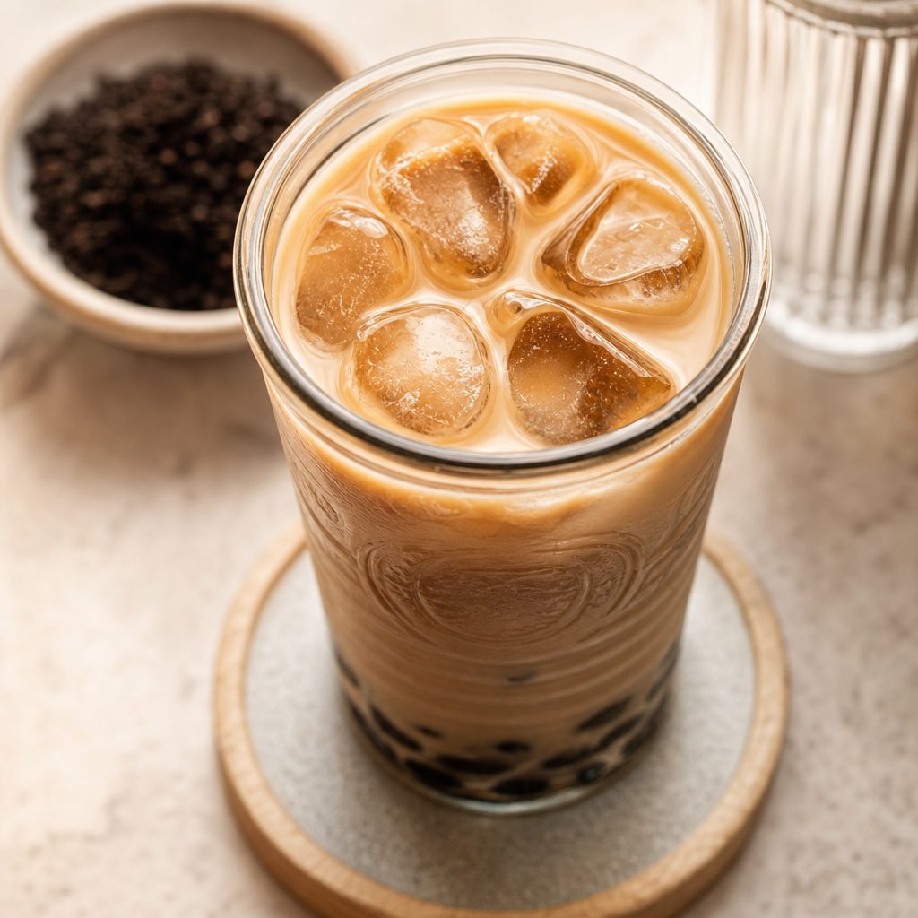 Roasted Oolong Milk Tea.