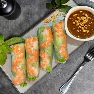 Gỏi Cuốn Tôm (Spring Rolls)
